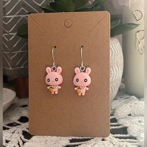 *3 for $20* Bunny with Carrot Bag Earrings